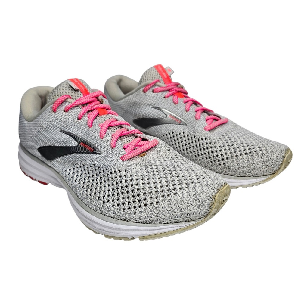 Brooks Revel 2 Women 10 Grey Running Shoes Low Top Sneaker